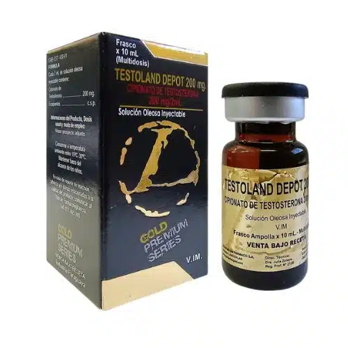 Landerlan Gold Testoland Depot Cipionato de Testosterona 200mg 10ml